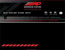Tablet Screenshot of advancedplatingtech.com